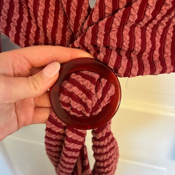 Long sleeve two toned maxi dress - Picture 6 of 8